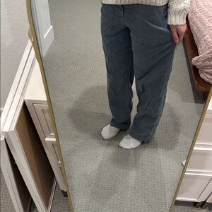 American Eagle Outfitters Stretch Gray Cargo Pants